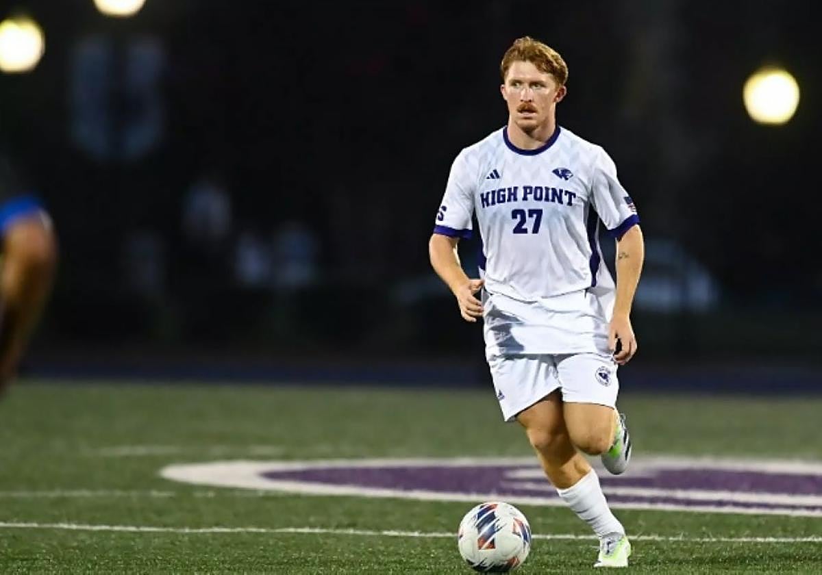 Cooper Lindfelt, en su etapa con la Universidad de High Point.