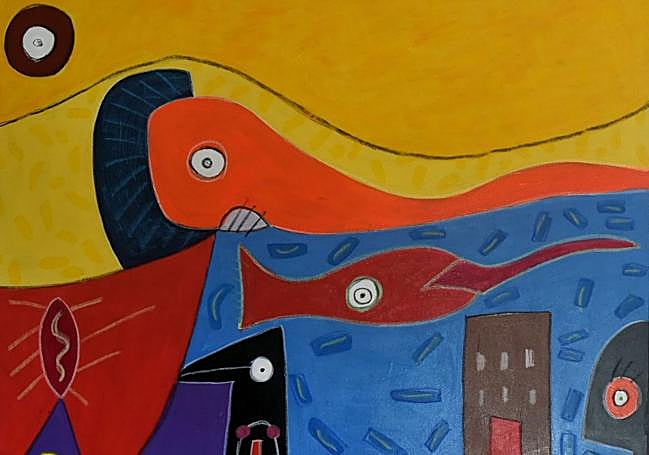 Otra obra que Carlos Puente mostrará en Balta Gallery.