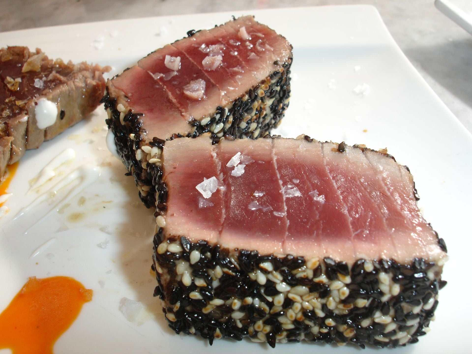 Tataki de atún rojo.