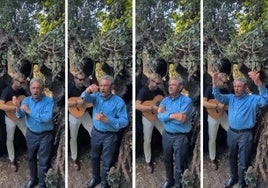 Revilla y Felipe Piña rinden homenaje a Cantabria cantando, una vez más, 'Viento del Norte'