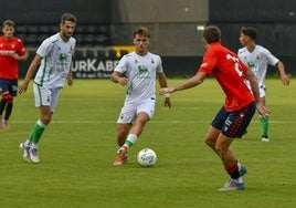 Yeray, en el partido frente a Osasuna.