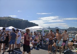 Fotografía de archivo de una fiesta de la marmita de Castro Urdiales.
