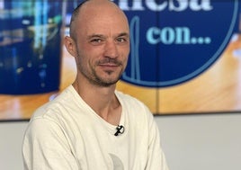Agustín Cobo, en las instalaciones de El Diario Montañés.