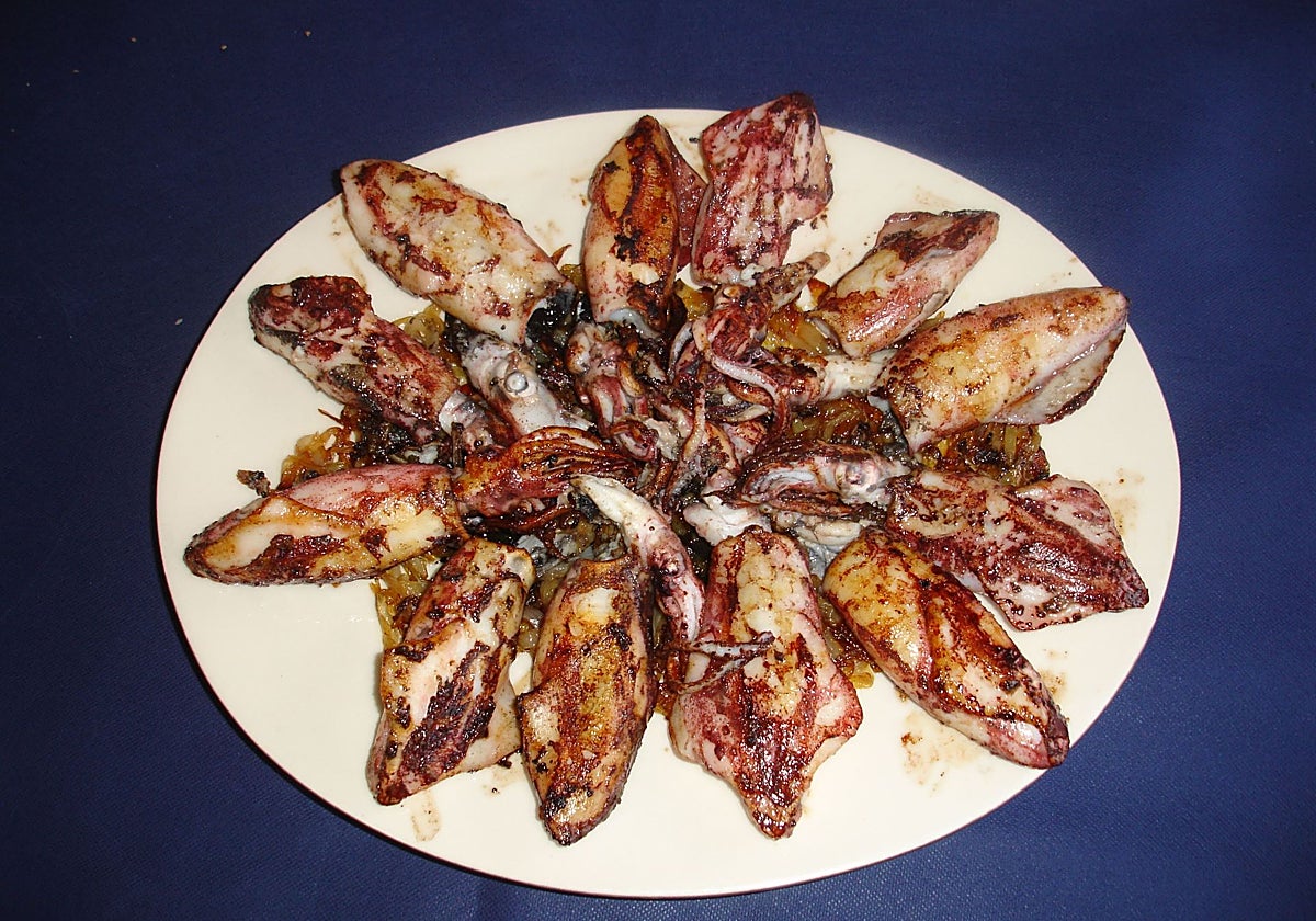 Maganos a la plancha.