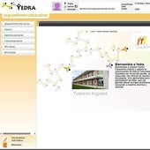 Captura de pantalla de la plataforma educativa Yedra.