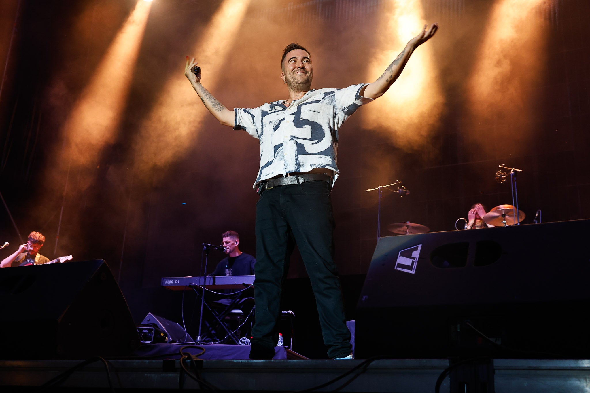 Beret desplegó con cada canción toda su simpatía.