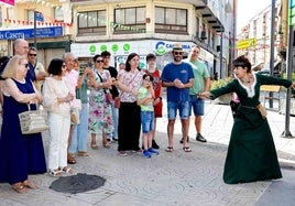María Castillo interpretando a Leonor de la Vega.