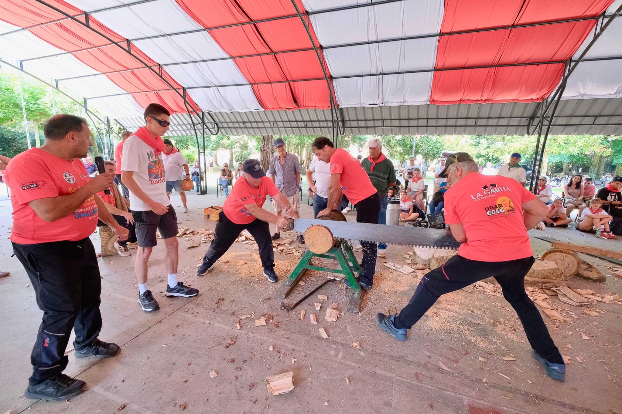 Exhibición de deporte rural.