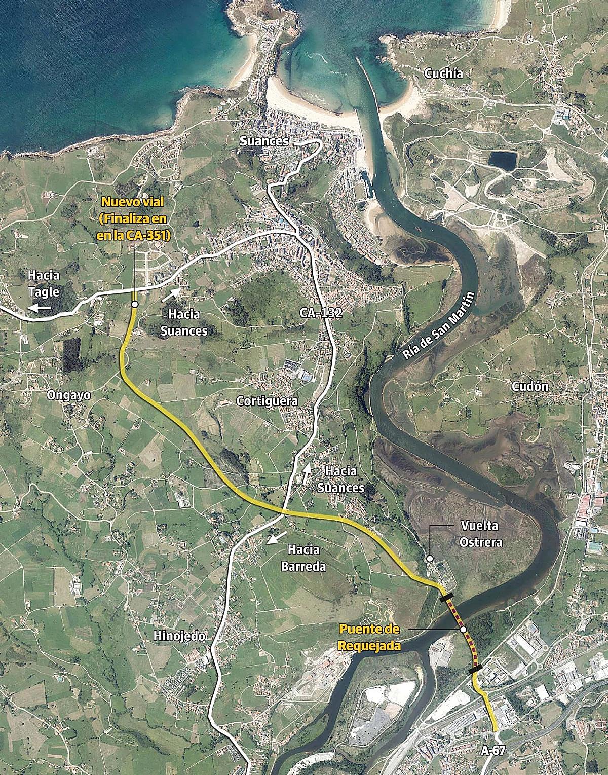 El Gobierno calcula que el puente Requejada-Suances soportará 20.000 coches al día