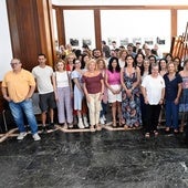 Los desempleados que participan en el programa de Corporaciones Locales desde la semana pasada.