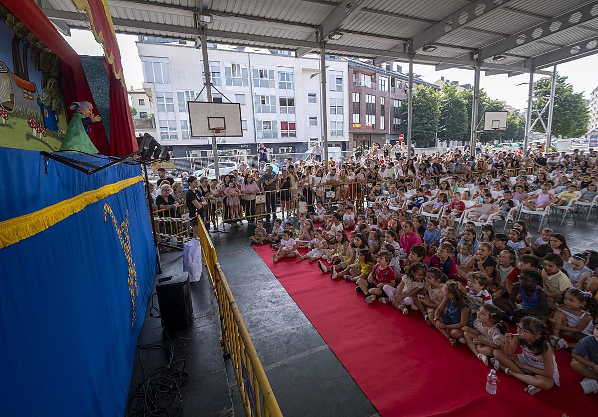Las nuevas generaciones disfrutando el show.