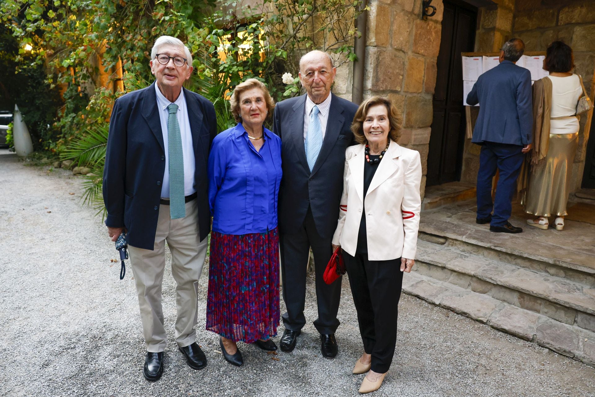 Rafael Puyol, Casilda Pereda, Tomás Epeldegui y Lola Ferrando