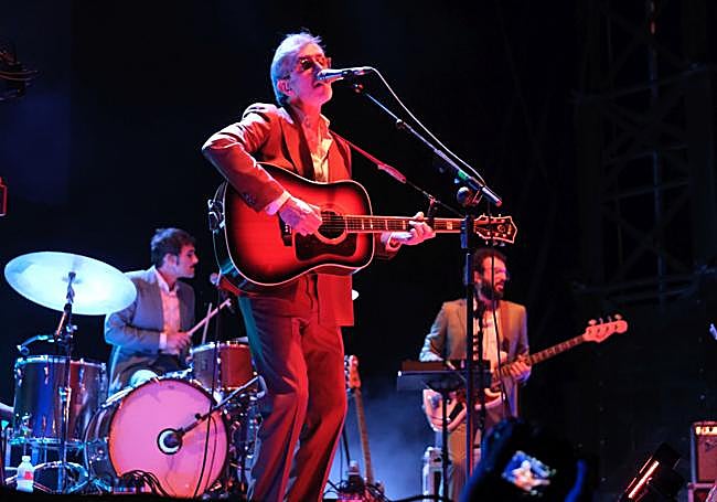 Xoel López, cabeza de cartel ayer en el SoundCity.