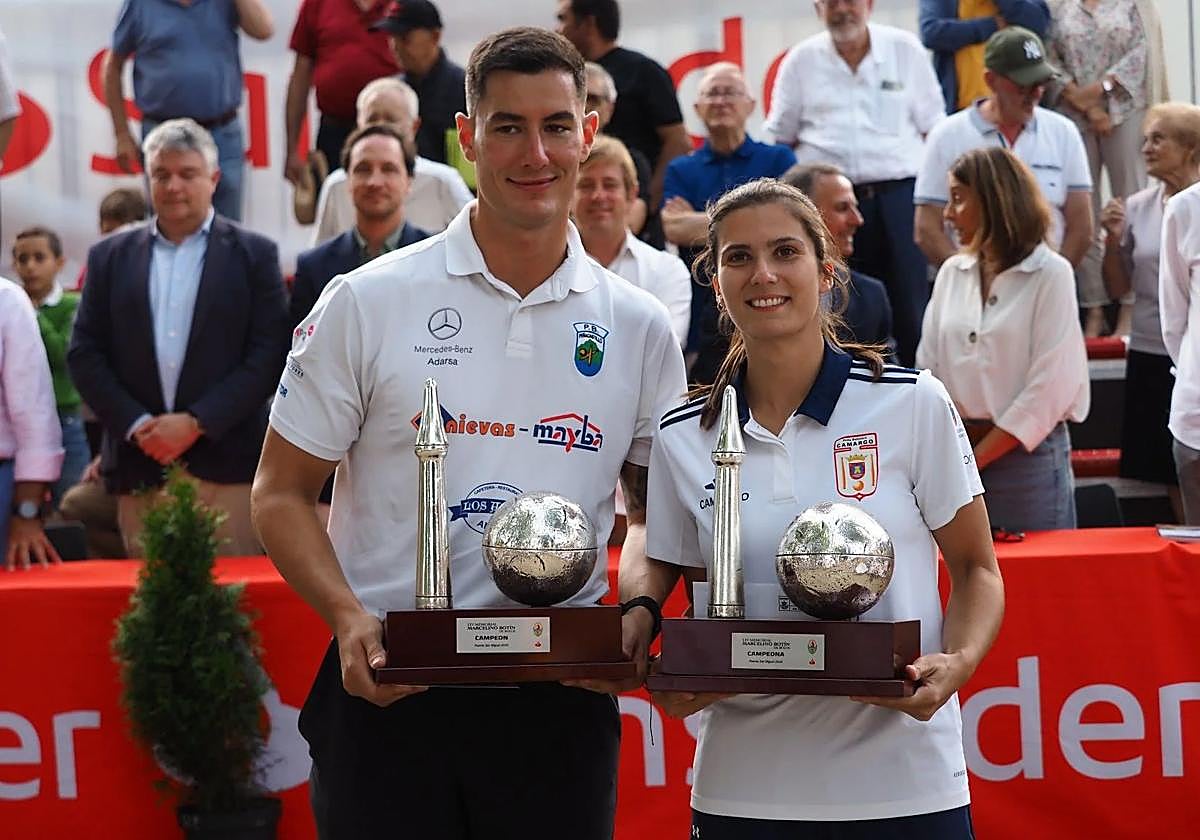 Víctor González y Marta Castillo, vigentes campeones de España.
