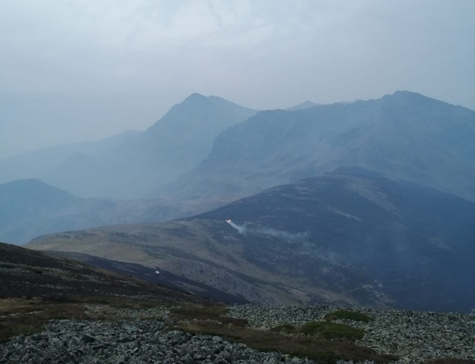 En La Vega: «Está siendo gordísima, al otro lado está todo chamuscado»