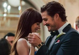 Dakota Johnson y Pedro Pascal, en la película 'Materialistas'