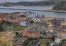 Imagen general de la zona de las playas de Suances.