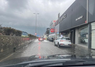 «Intensidades torrenciales» de agua durante una hora