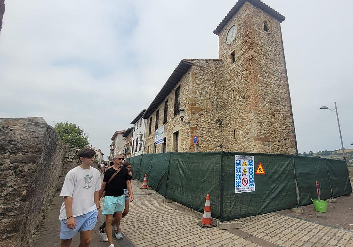 Han dado comienzo las obras de rehabilitación del edificio para dotar a San Vicente de un albergue de peregrinos.