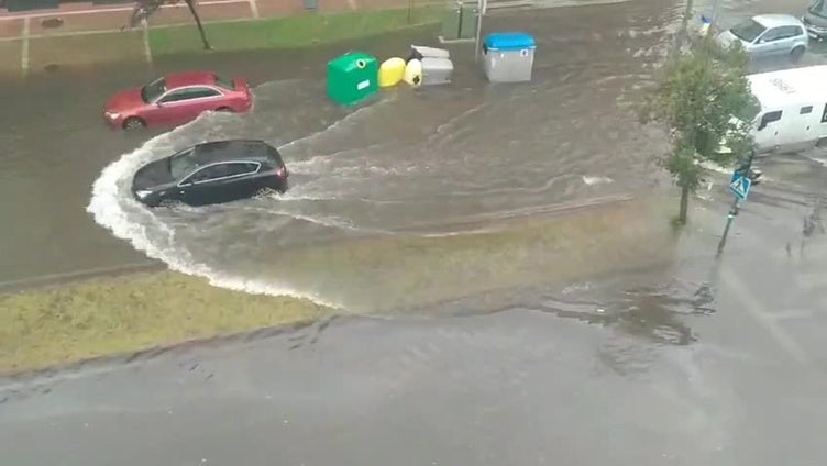 Inundación en El Alisal