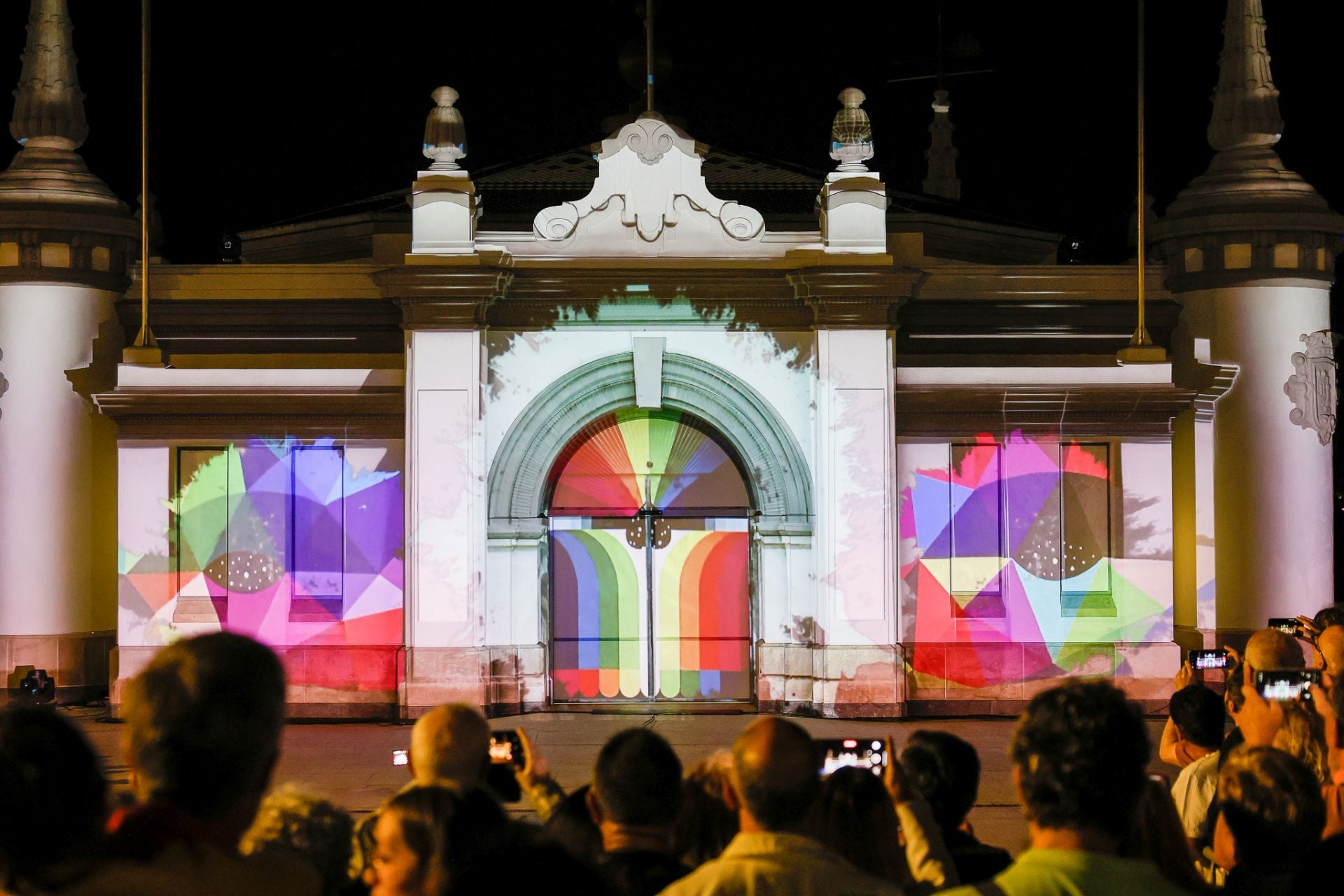 Las fotos del espectáculo de luces del Palacete
