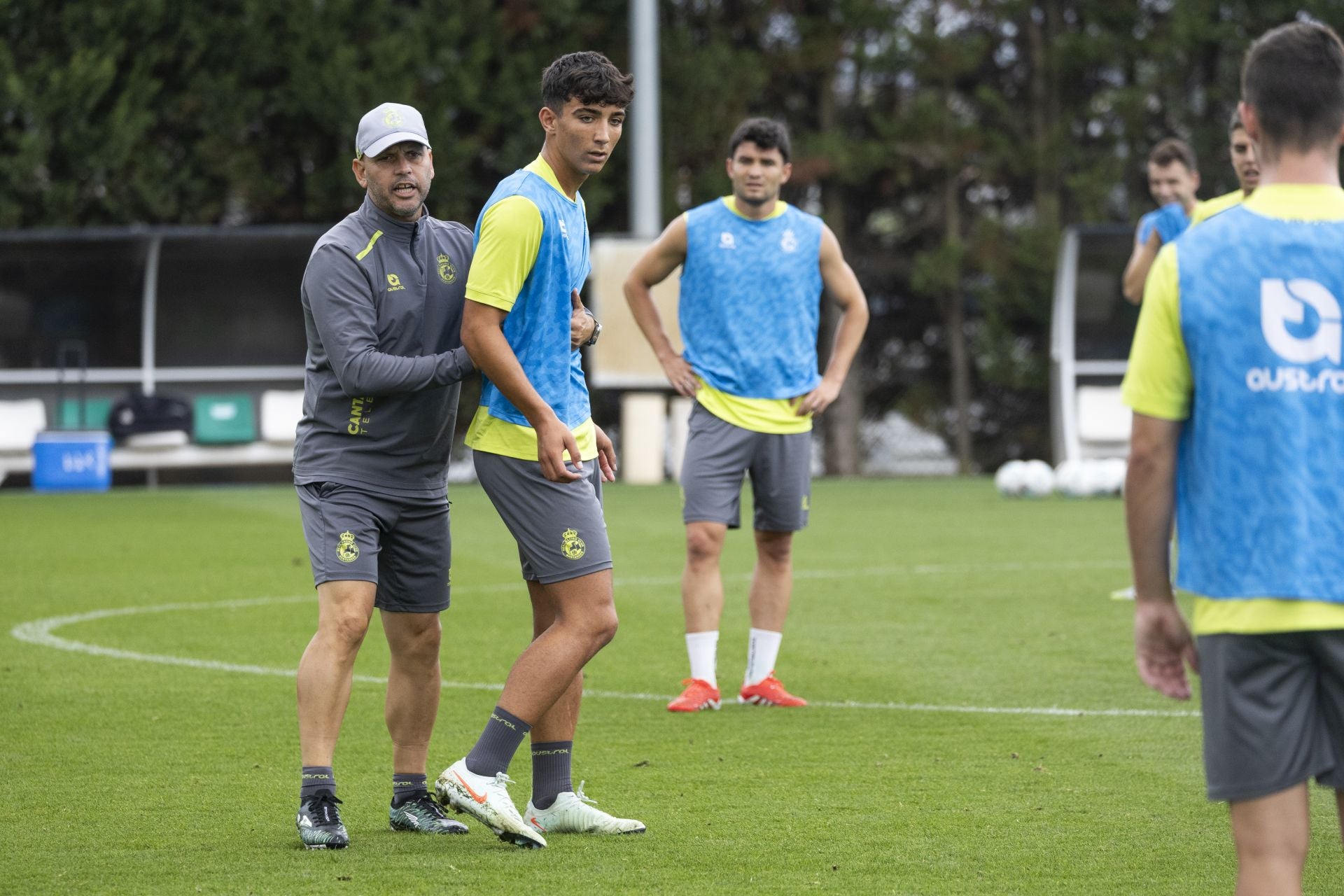 El entrenamiento del Racing, en imágenes