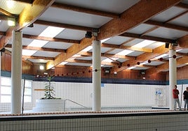 Piscina climatizada de Reinosa tras las labores de mejora efectuadas.