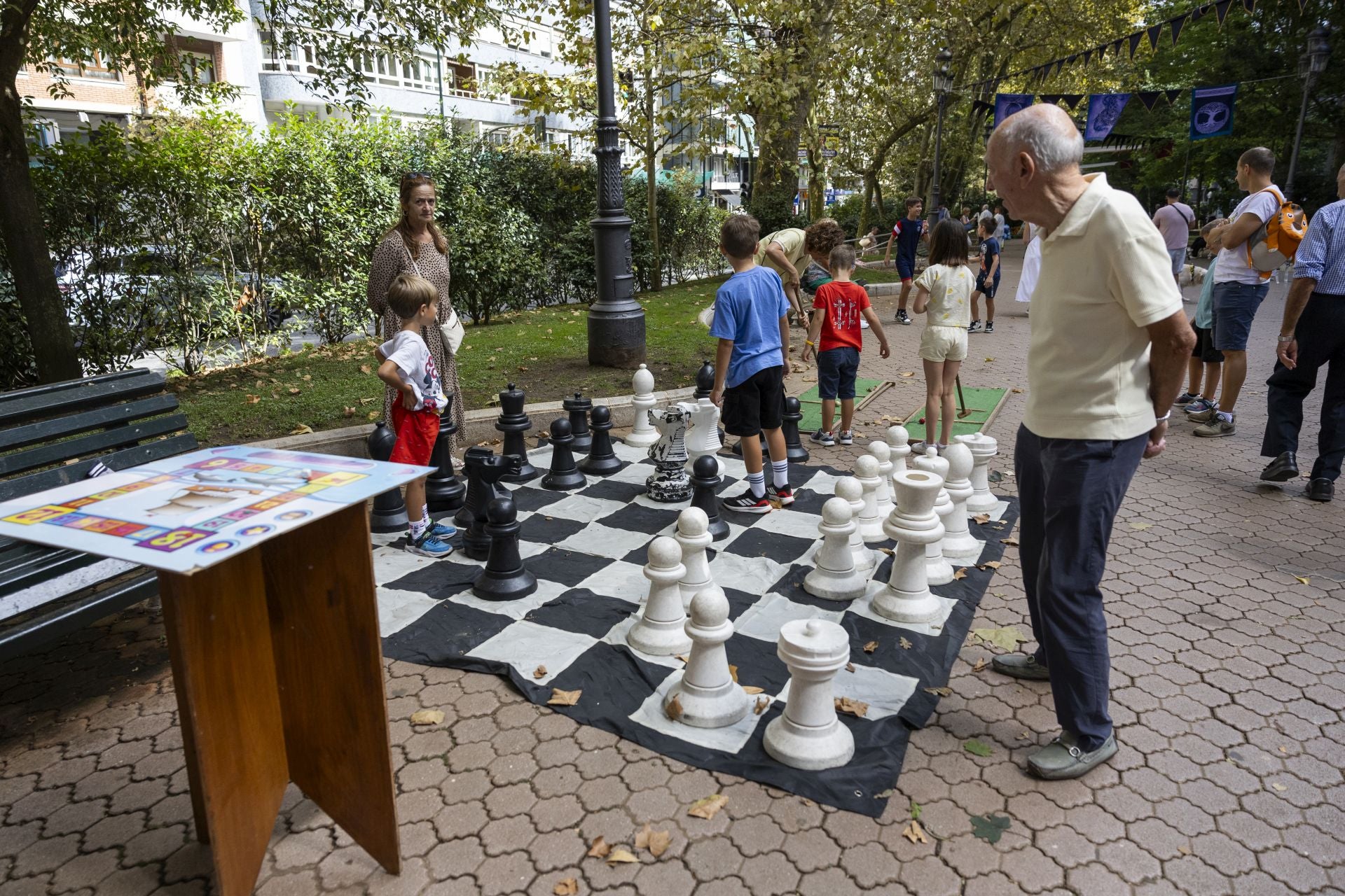Los más pequeños también disfrutan. 