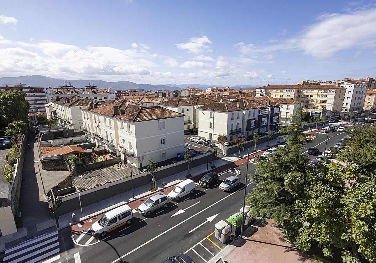 Vista del Barrio Obrero del Rey en General Dávila.