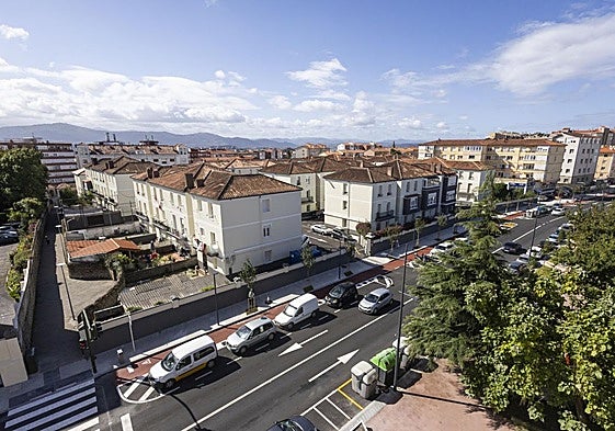 Vista del Barrio Obrero del Rey en General Dávila.