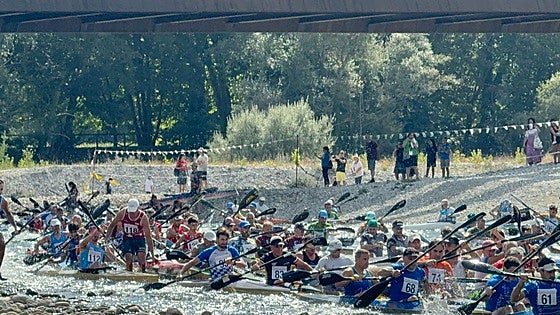 Garaicoechea y Gutiérrez ganan un festivo Descenso del Deva