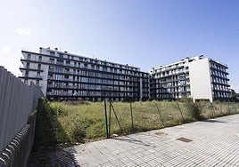 Urbanización okupada en Santa Cruz de Bezana.