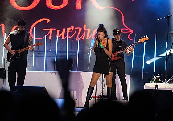 Actuación de Ana Guerra, en las pasadas fiestas de Torrelavega.