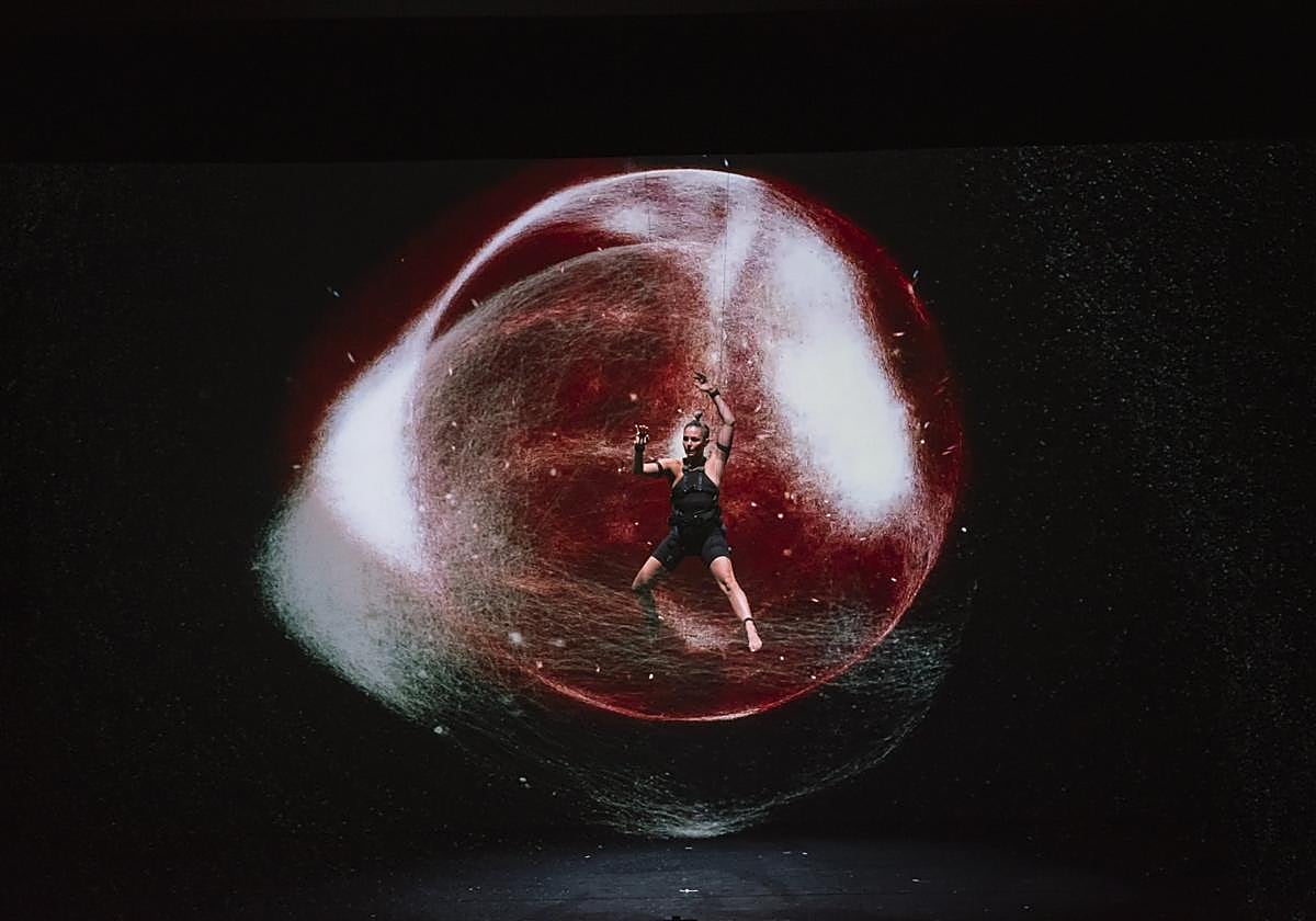 Imagen del Festival 'Hágase la Luz', creación lumínica y audiovisual.