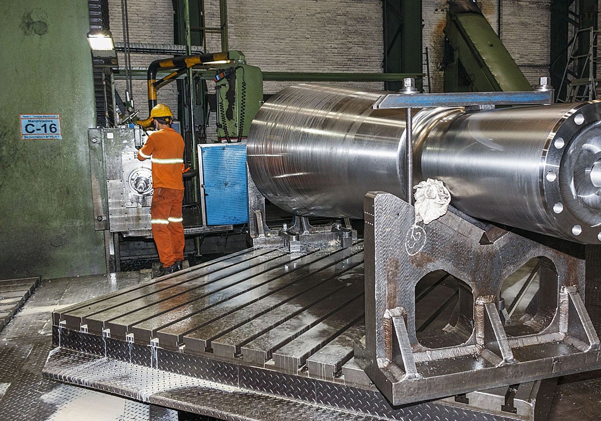 Instalaciones de Forgings & Castings en Reinosa, especializada en grandes piezas forjadas.