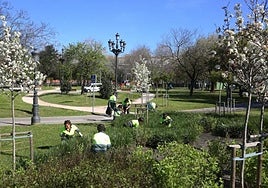 El parque de la Marga es uno de los jardines urbanos en los que se sembrarán las semillas recolectadas.