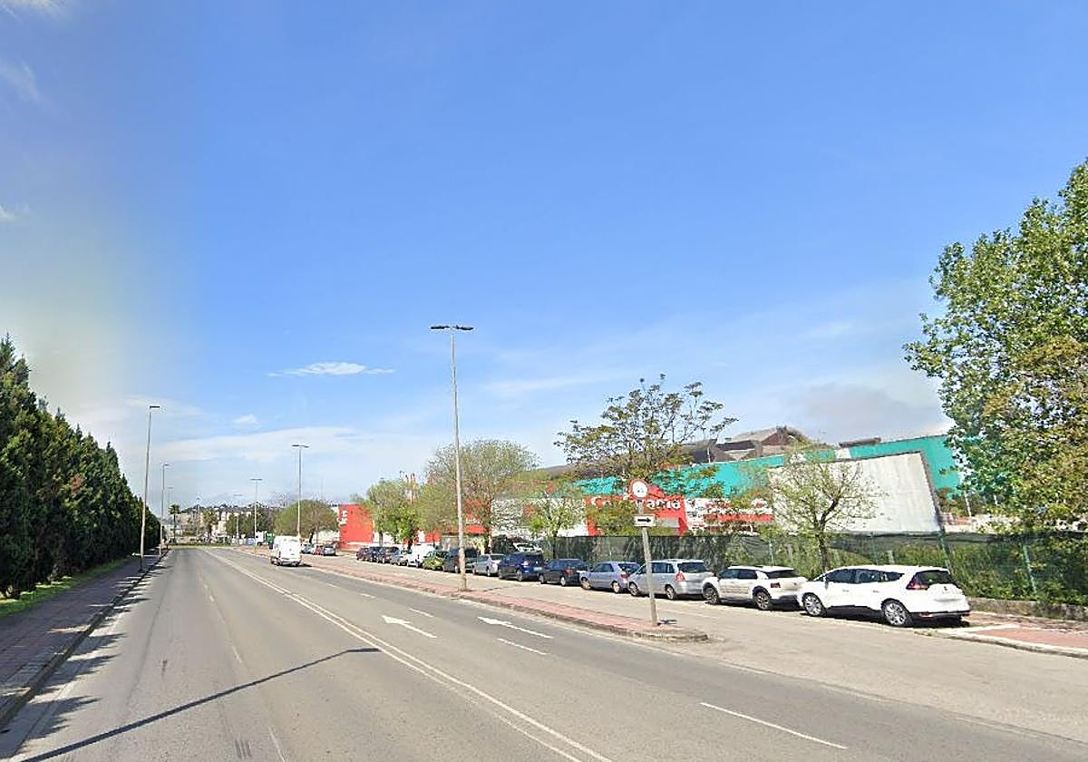 Captura de la avenida de Nueva Montaña, en Santander.