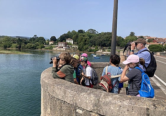 Taller infantil sobre el estuario de San Vicente por la ILE en ediciones anteriores.