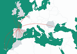 El Seve Ballesteros mantiene 16 destinos en la temporada de invierno, pero con menos vuelos
