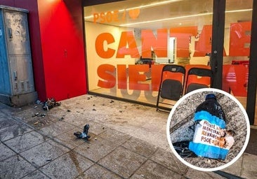 Detenido el hijo de la alcaldesa del PP de Santa Cruz de Bezana por el ataque a la sede del PSOE cántabro en abril