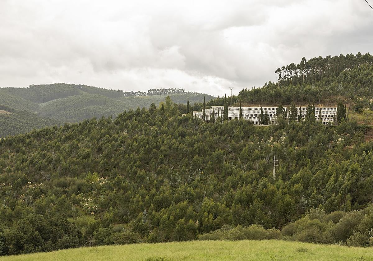 La ladera donde se construirá el futuro circuito de Bicicleta.