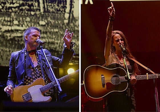 Imágenes de los conciertos de Coque Malla y Vega en Santander