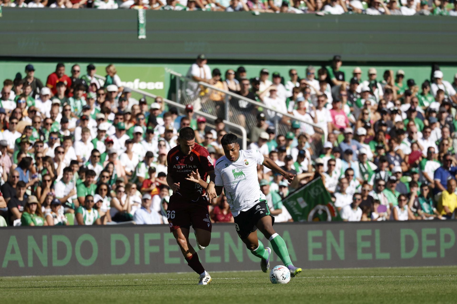 El Racing-Cultural Leonesa, en imágenes