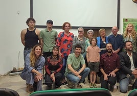 Participantes en el primer taller de Cine en Comunidad celebrado en Cabuérniga.