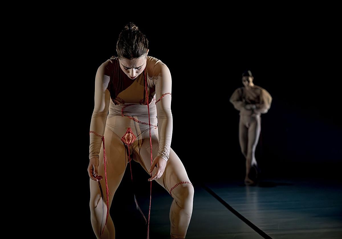 Detalle de la coreografía de Mari Paula estrenada el sábado.