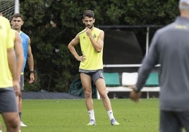 Andrés Martín, durante una sesión en La Albericia.