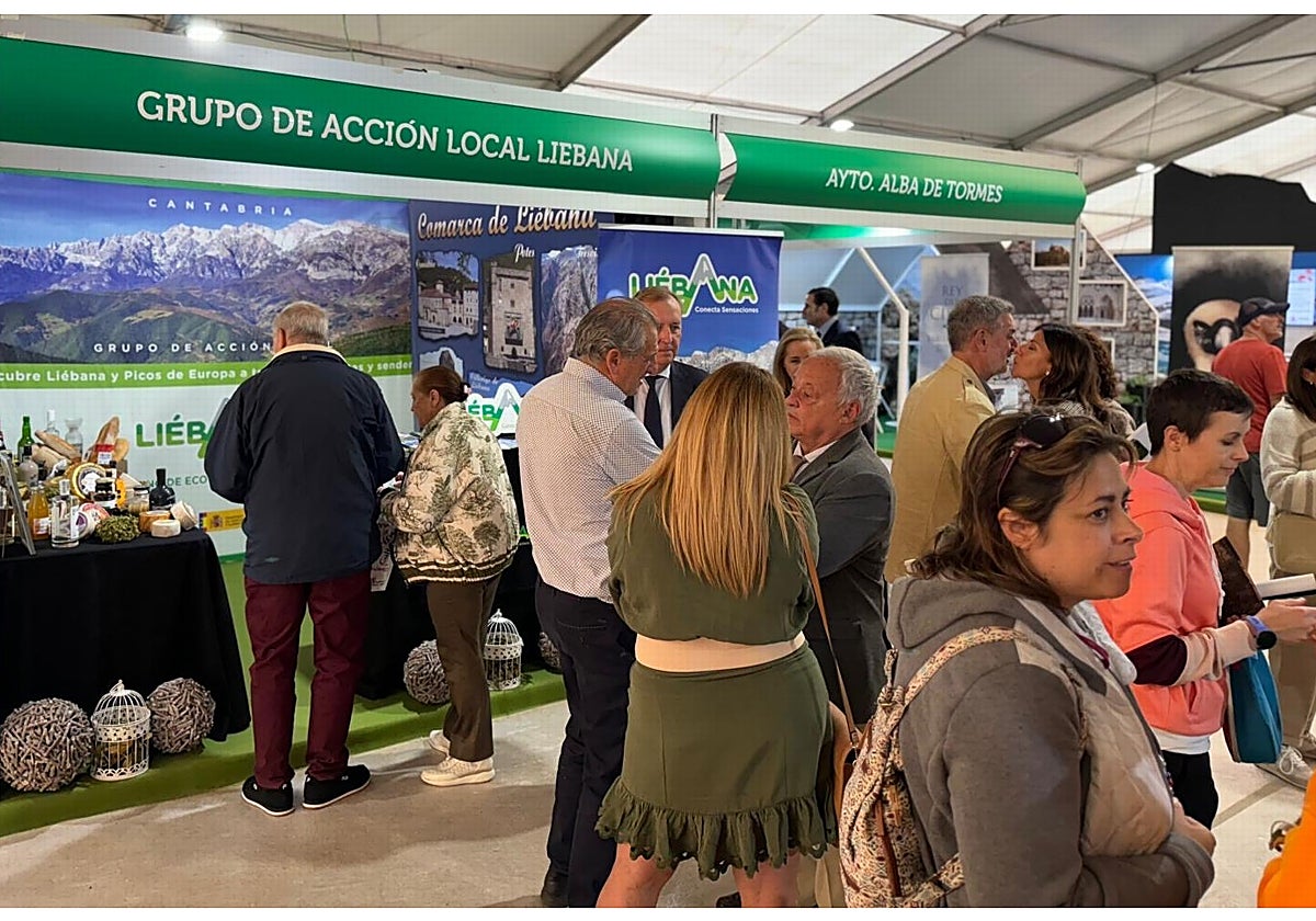 El stand del Grupo de Acción Local Liébana de la pasada edición de la feria