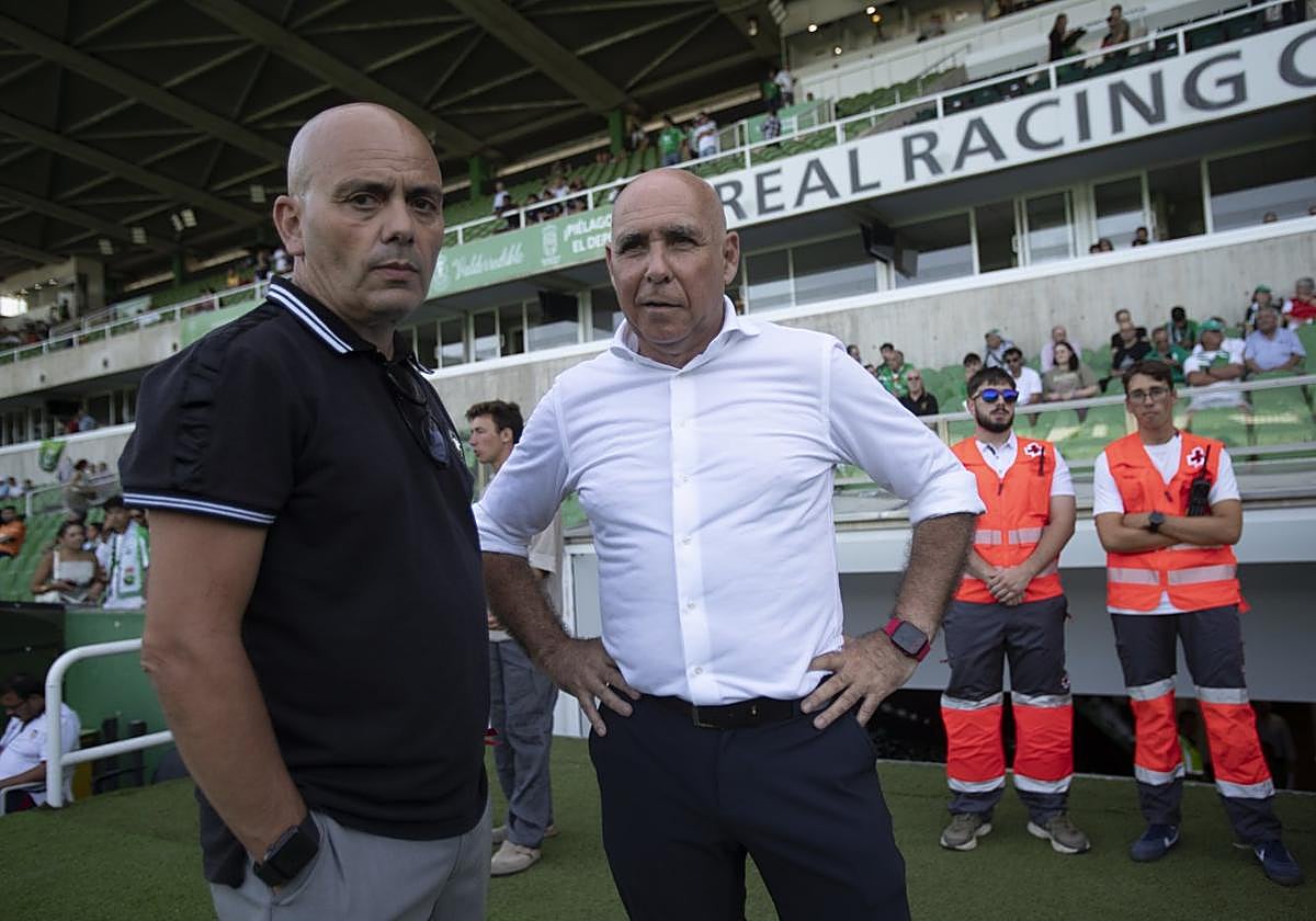 Chema Aragón y Manolo Higuera.