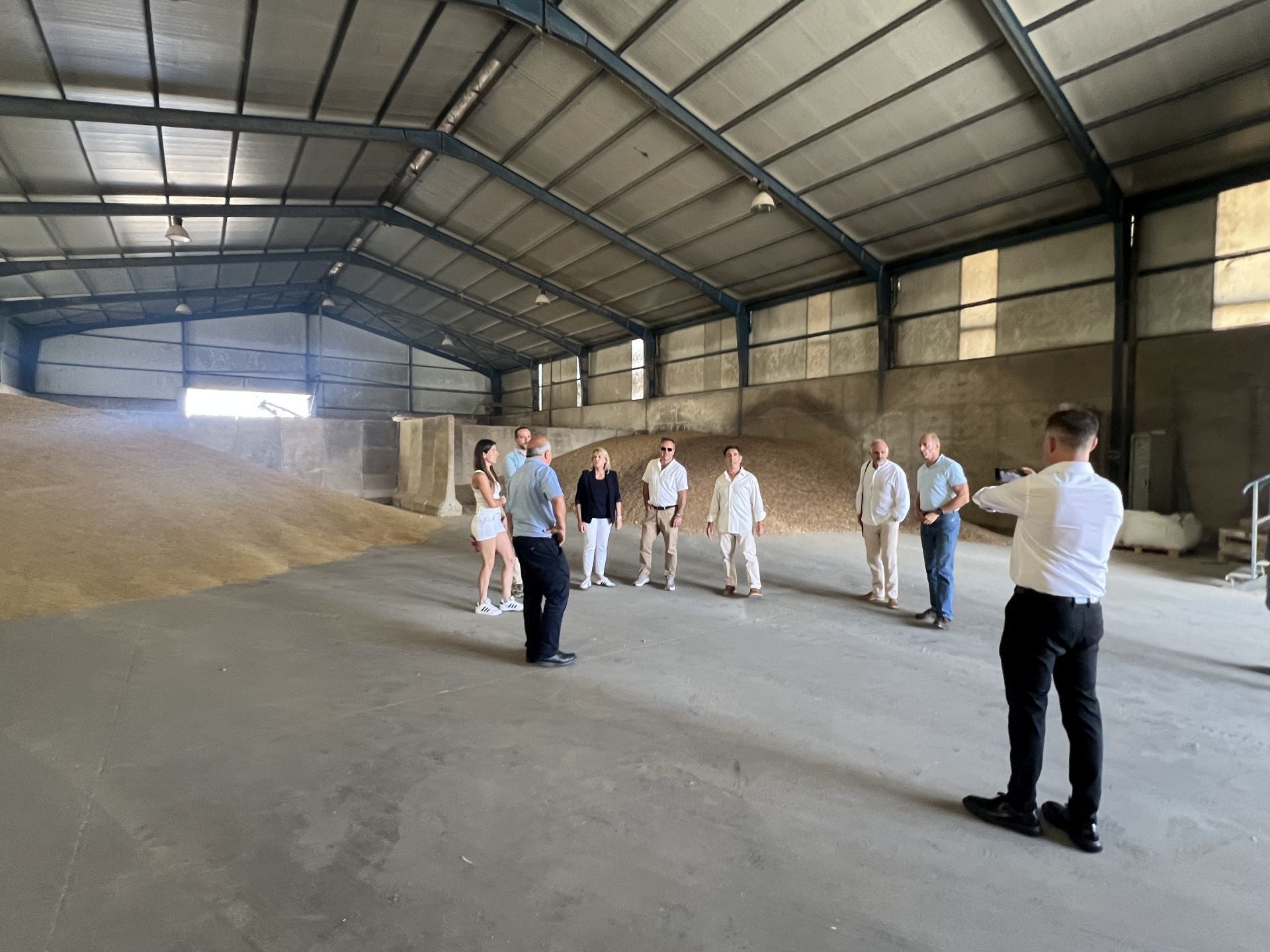 Almacenes de cereal.