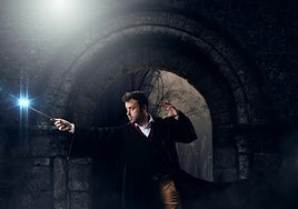 El Mago Xuso, en una de sus actuaciones promocionales.